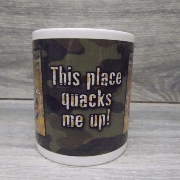 Leanin Tree Mug Gift This Place Quacks Me Up Duck Baby Costume Coffee Cup - Picture 2 of 12